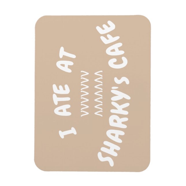 SHARKY's CAFE Memorial Magnet  (Vertical)