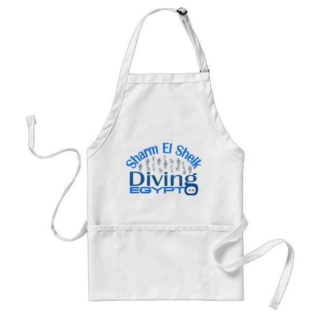 SHARM EL SHEIK apron - choose style & colour (Front)
