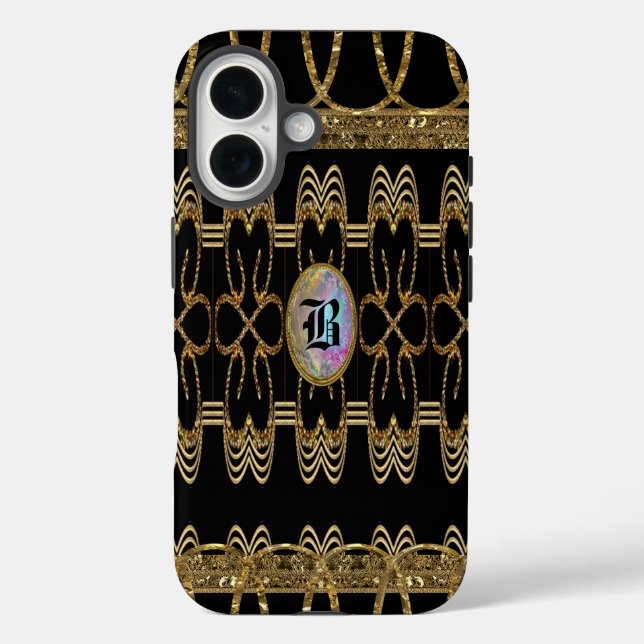 Sharnerborge Pretty VI Girly Monogram Case-Mate iPhone Case (Back)