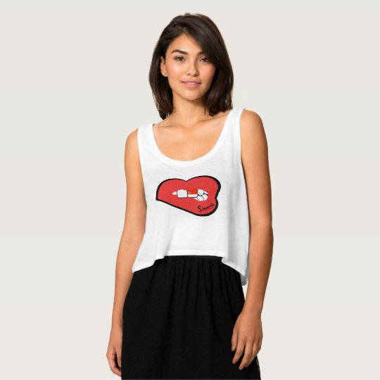 Sharnia’s Lips Singapore Top (Red Lips)