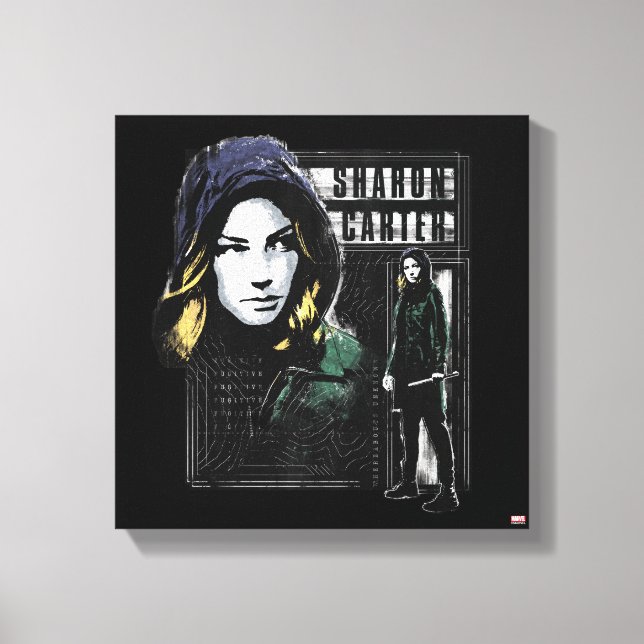 Sharon Carter Fugitive Graphic Canvas Print (Front)