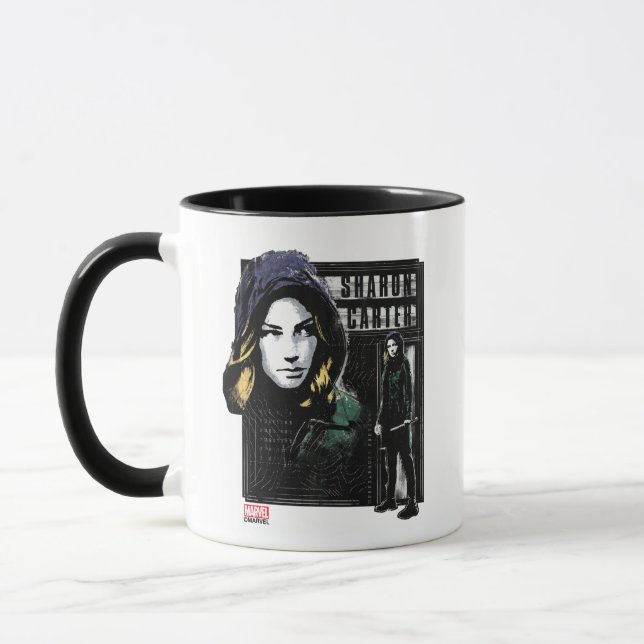 Sharon Carter Fugitive Graphic Mug (Left)