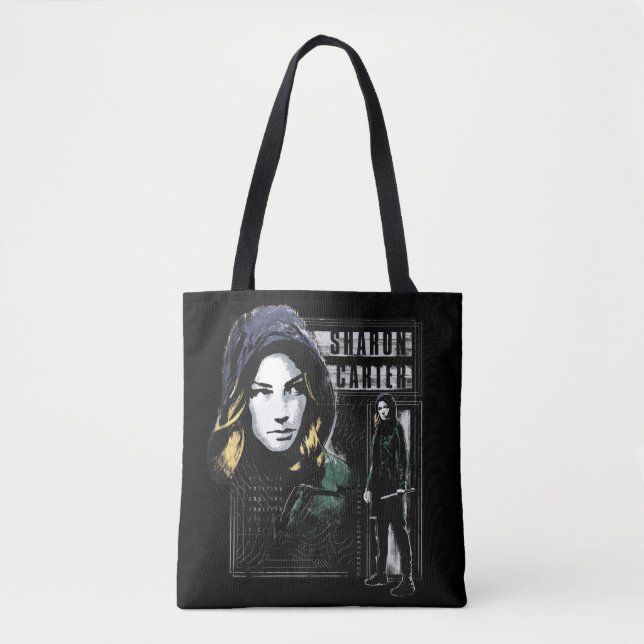 Sharon Carter Fugitive Graphic Tote Bag (Front)