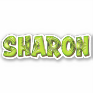 Sharon Name Kiwi Design Autocollants