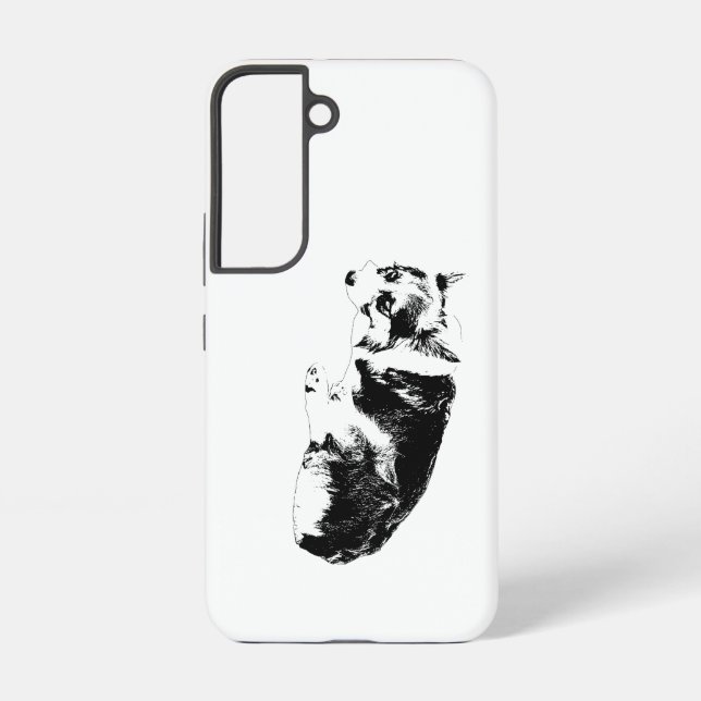 Sharp Corgi, Steady Screen Samsung Galaxy S22 Case (Back)