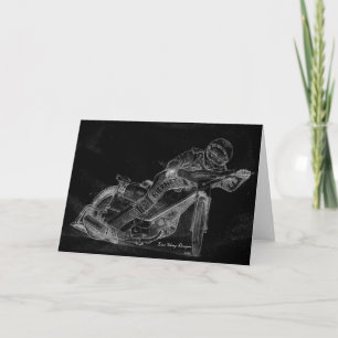 sharp designs. speedway bikeonblack card