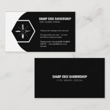 Sharp Edge Barbershop Thank You Card