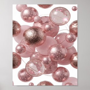 Sharp Silver ABSTRACT ART Poster