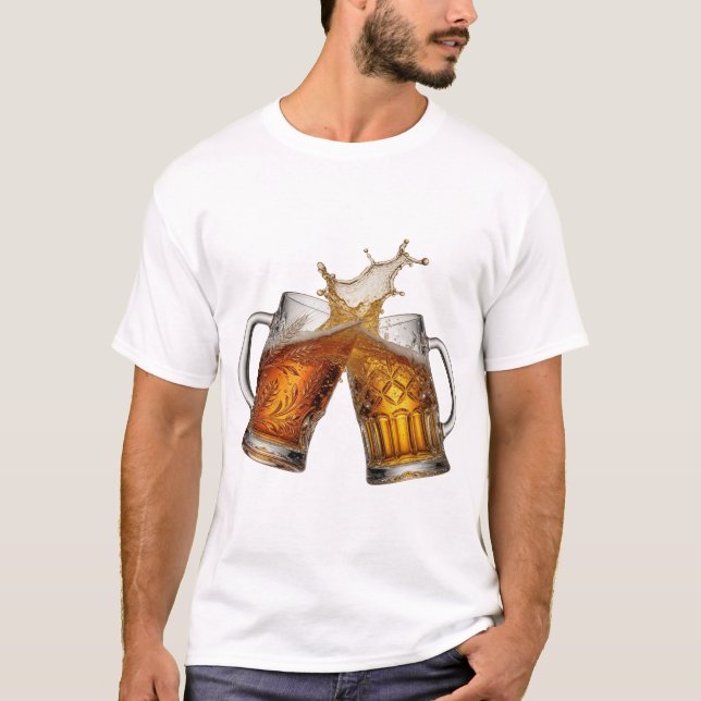 Sharp Silver CHEERS TO GOOD HEALTH Tee (Front)