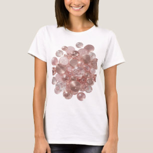 Sharp Silver ROSE GOLD GLITTER Tee