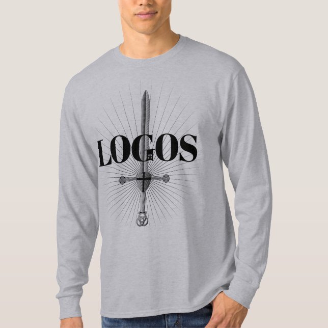 Sharper than a double-edged sword -- grey T-Shirt (Front)