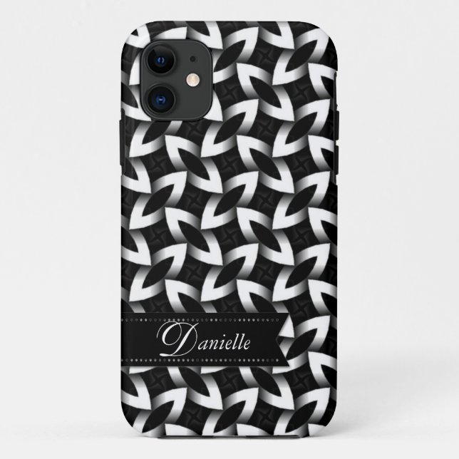 Sharpi : Black White pattern iPhone 5 Case (Back)
