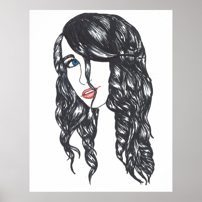 Sharpie All Over Poster Matte (32" x 40.73") (Front)