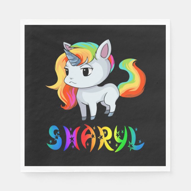 Sharyl Unicorn Napkin (Front)