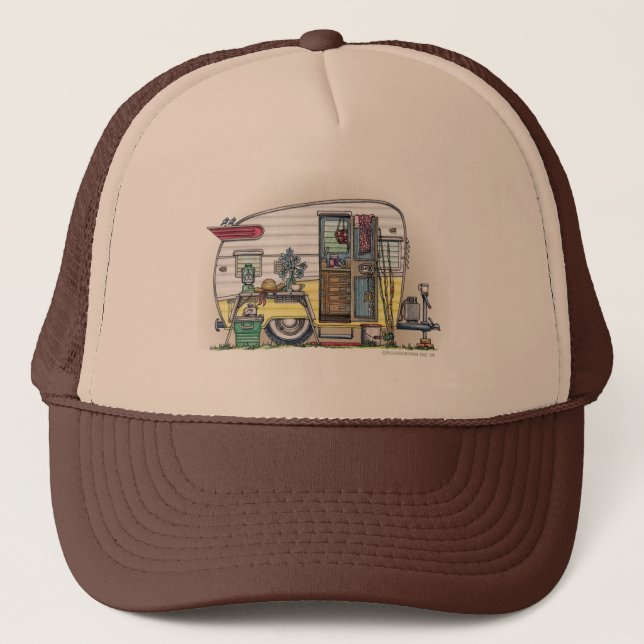 Shasta Camper Trailer RV Hats (Front)