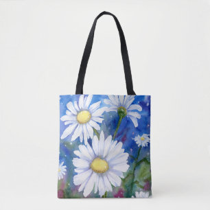 Shasta Daisies Tote Bag