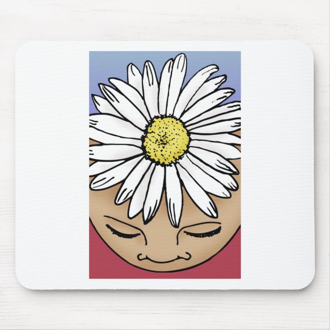 Shasta Daisy Mouse Pad (Front)