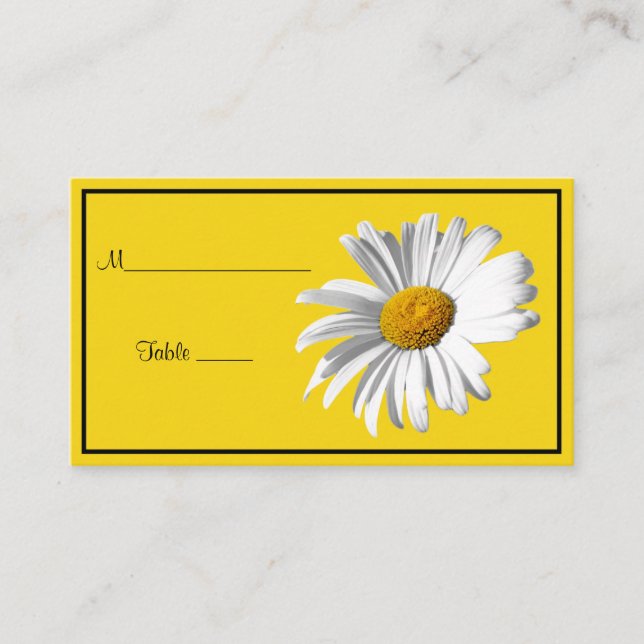 Shasta Daisy Special Occasion Place Card (Front)