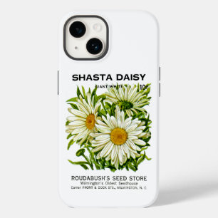 Shasta Daisy Vintage Seed Packet Case-Mate iPhone  14 Case