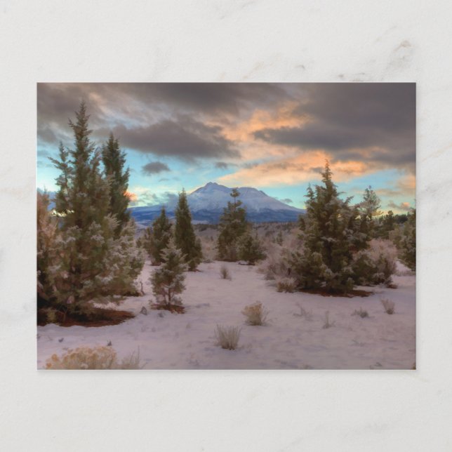 SHASTA SUNRISE POSTCARD (Front)
