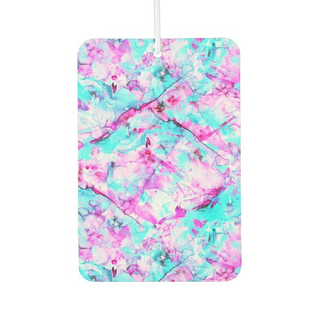 Shattered Blossom A colourful light design Air Freshener (Front)