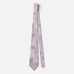 Shattered Daisy Textured in Soft Lilac Relief Tie