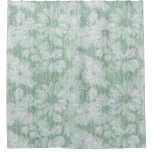 Shattered Daisy Textured in Soft Mint Green