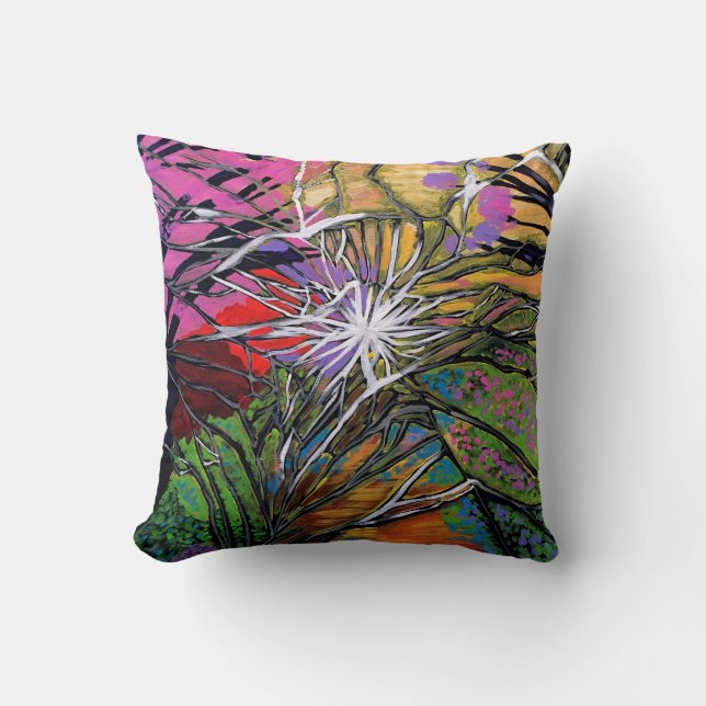 Shattered Dream  Throw Pillow (Front)