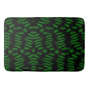 Shattered Emeralds Bath Mat