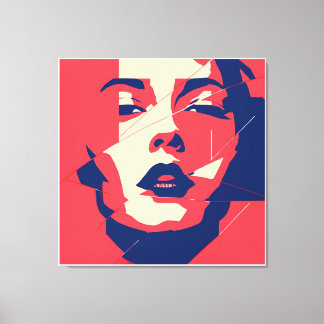 Shattered Gaze Canvas Print