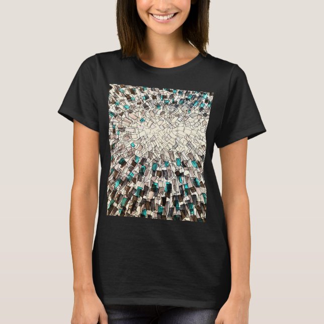 Shattered Glass Hand-Drawn T-Shirt (Front)