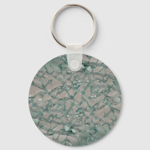Shattered Glass-Look Keychain