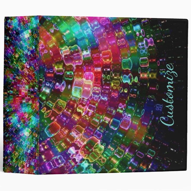 Shattered Glass Spiral Binder (Front/Spine)