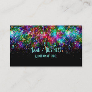 Shattered Glass Spiral Business Card