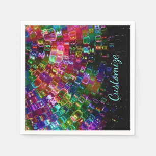 Shattered Glass Spiral Napkins