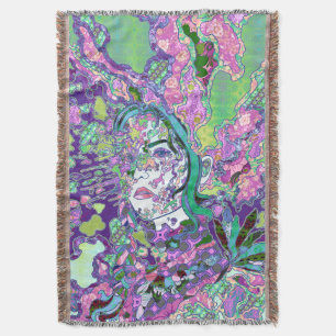 Shattered Hope Throw Blanket