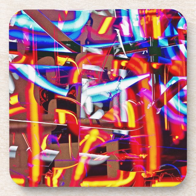 shattered lights coaster (Front)