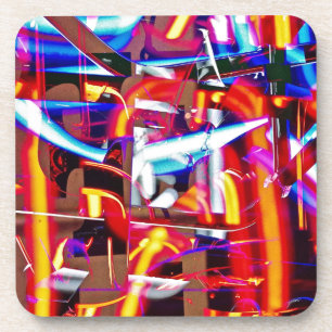 shattered lights coaster