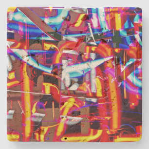 shattered lights stone coaster