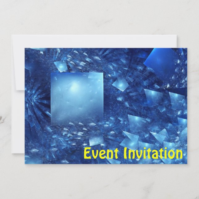 Shattered Mirrors Invitation (Front)