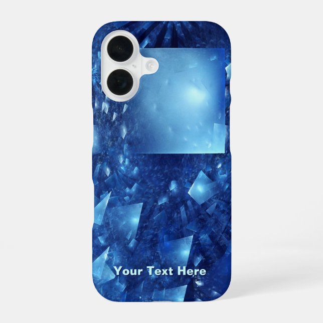 Shattered Mirrors iPhone 16 Case (Back)