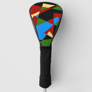 Shattered Muti-Colour Golf Head Cover