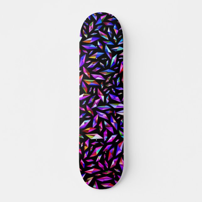Shattered Purple   Skateboard (Front)