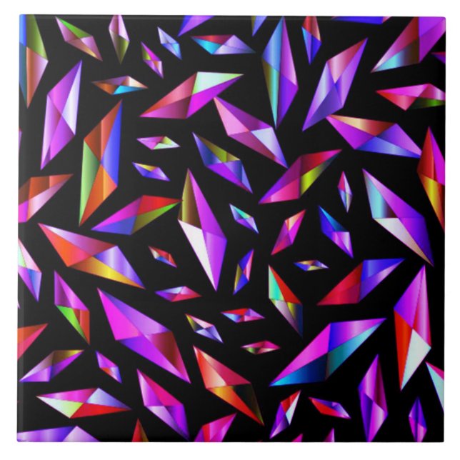 Shattered Purple Tile (Front)