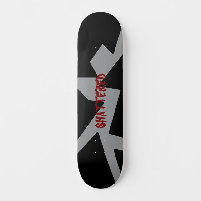 shattered skate deck (Front)