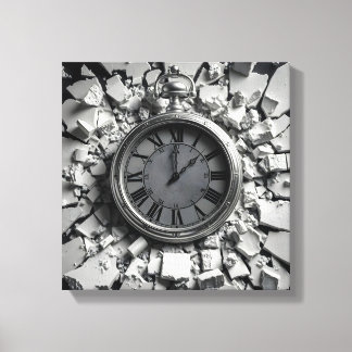 Shattered Time Canvas Print