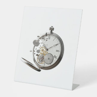 Shattered Time Pedestal Sign