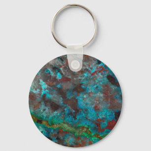 Shattuckite Keychain