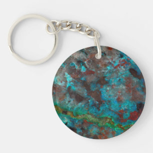 Shattuckite Keychain