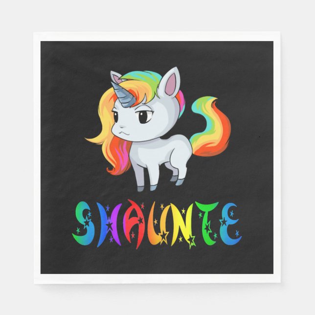 Shaunte Unicorn Napkin (Front)